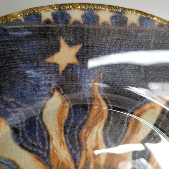 Sun Reverse Decoupage Decorative Plate - Picture 5 of 9